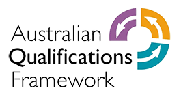 Australian Qualifications Framework (AQF) logo. <p>Australian Qualifications Framework (AQF) logo.</p>